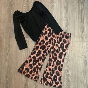 Black & Leopard Outfit